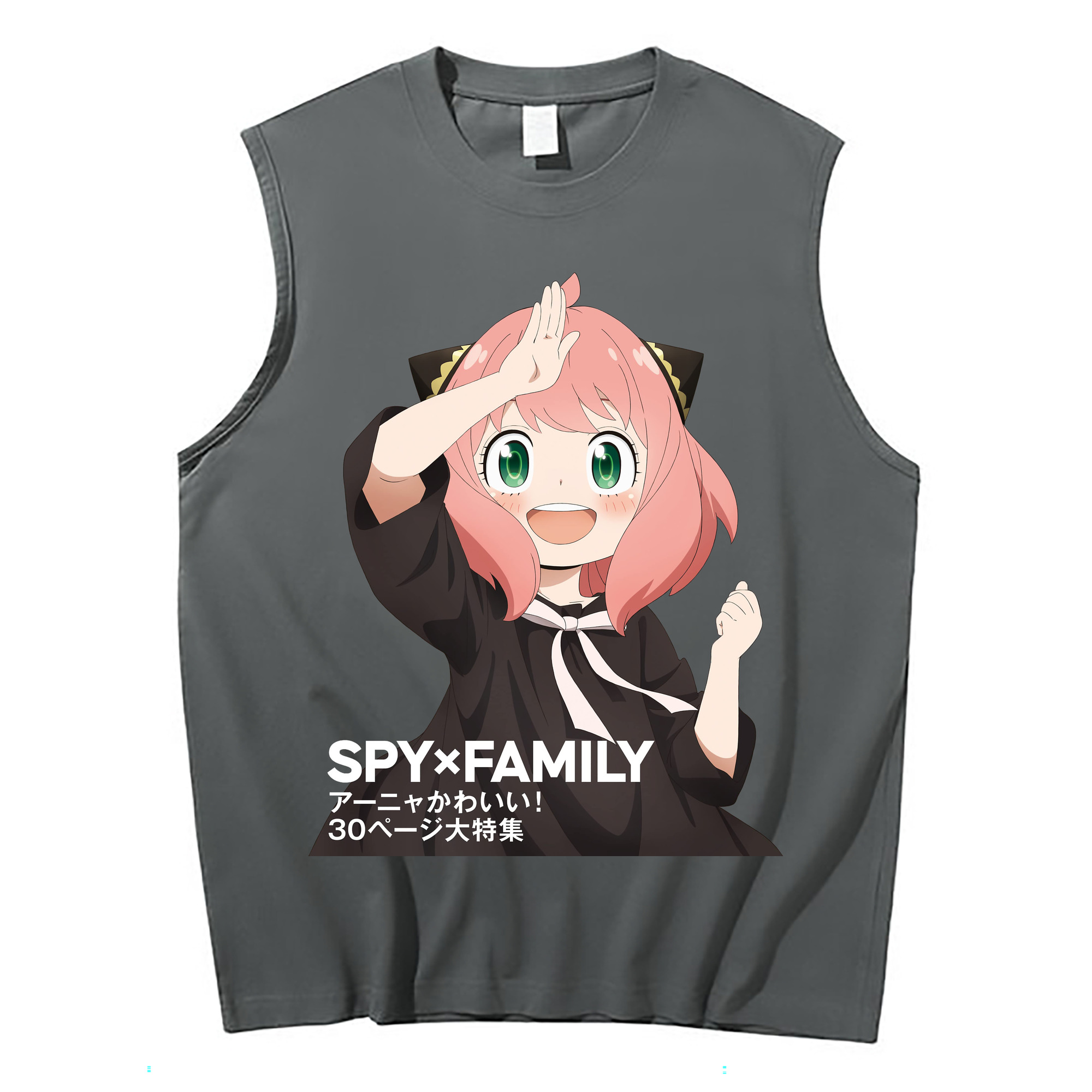 （画像用） SPY×FAMILY间谍家家酒 コットン100％タンクトップ（フロントプリント）